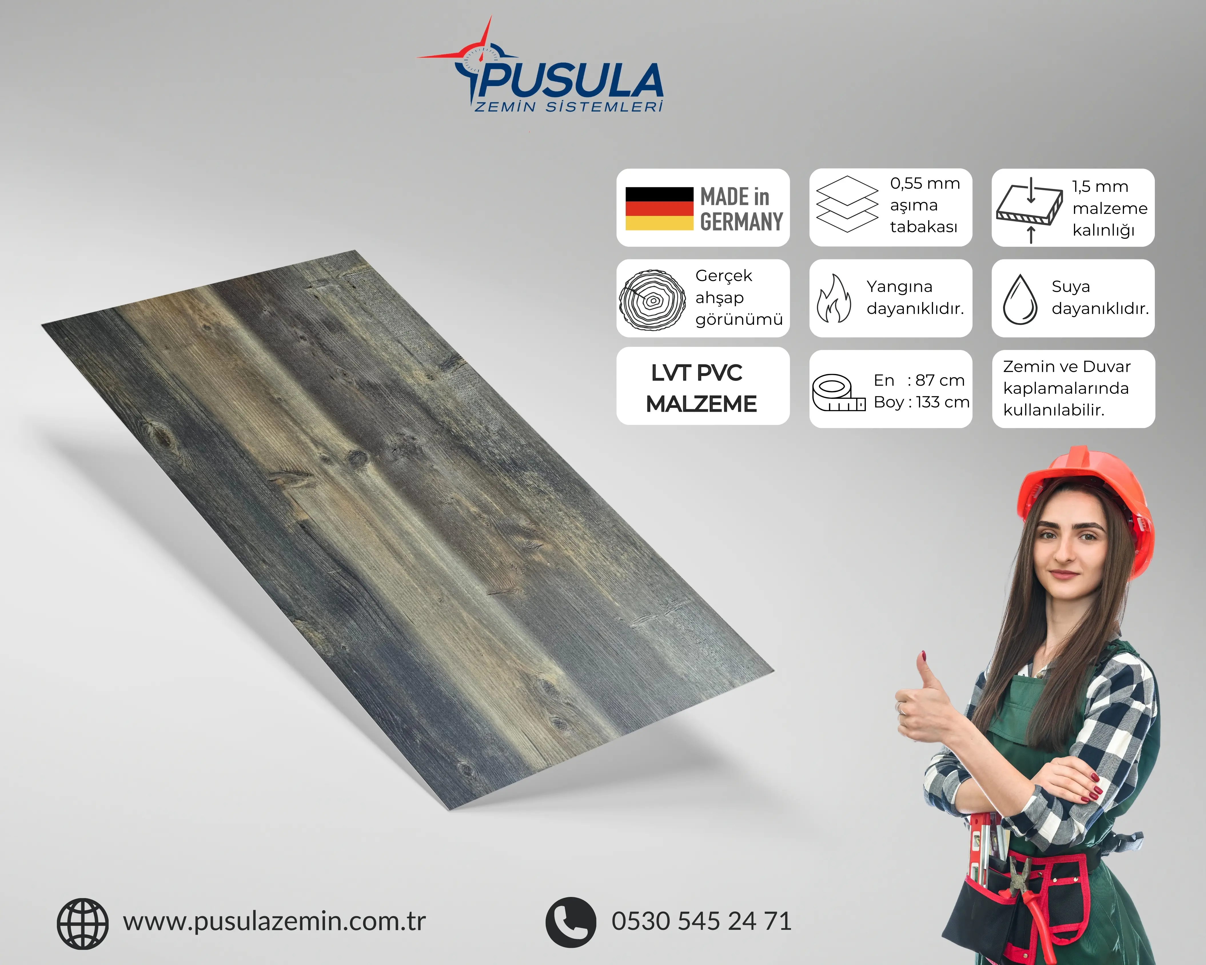 LVT LÜX ZEMİN KAPLAMA