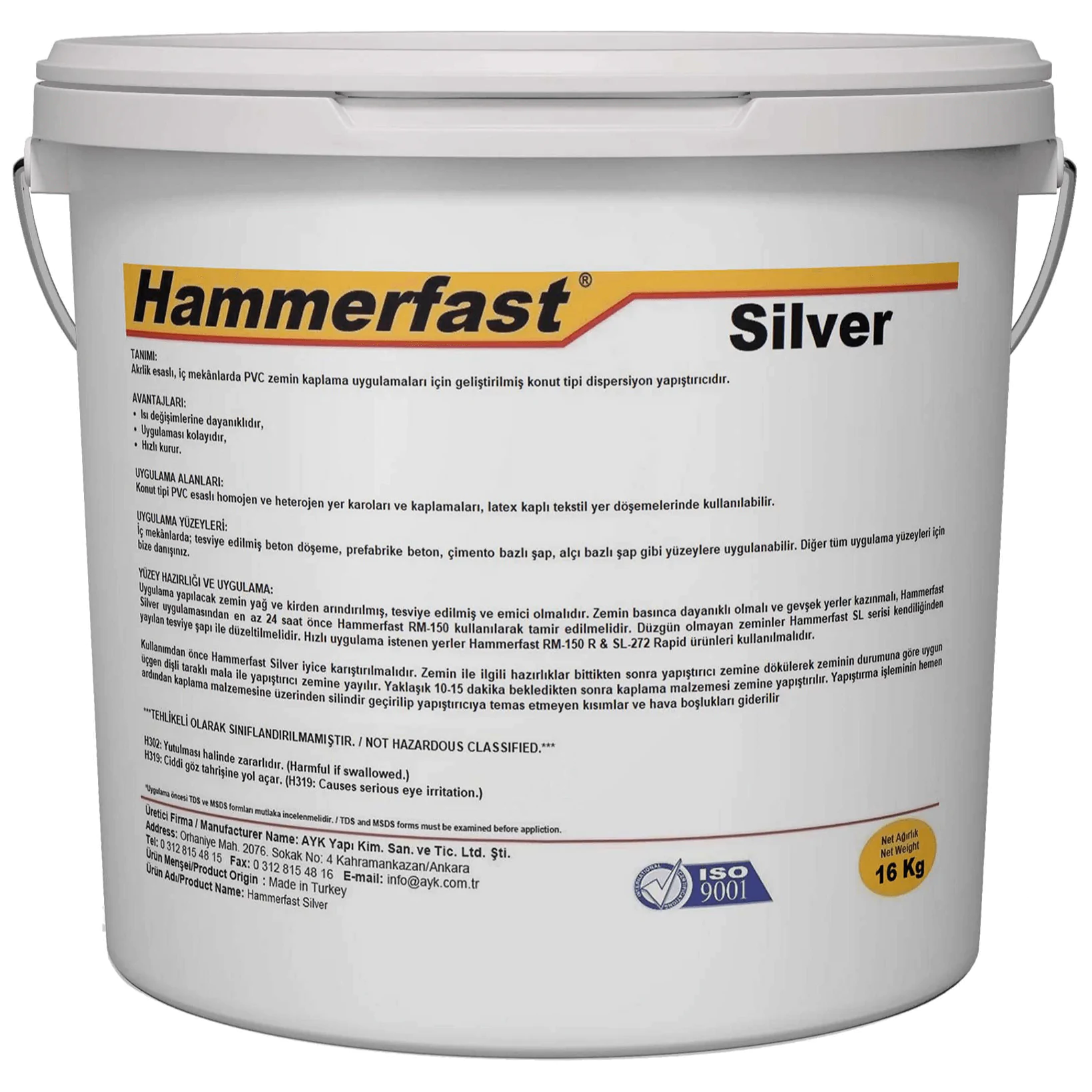 Hammerfast Silver Pvc Yapıştırıcı