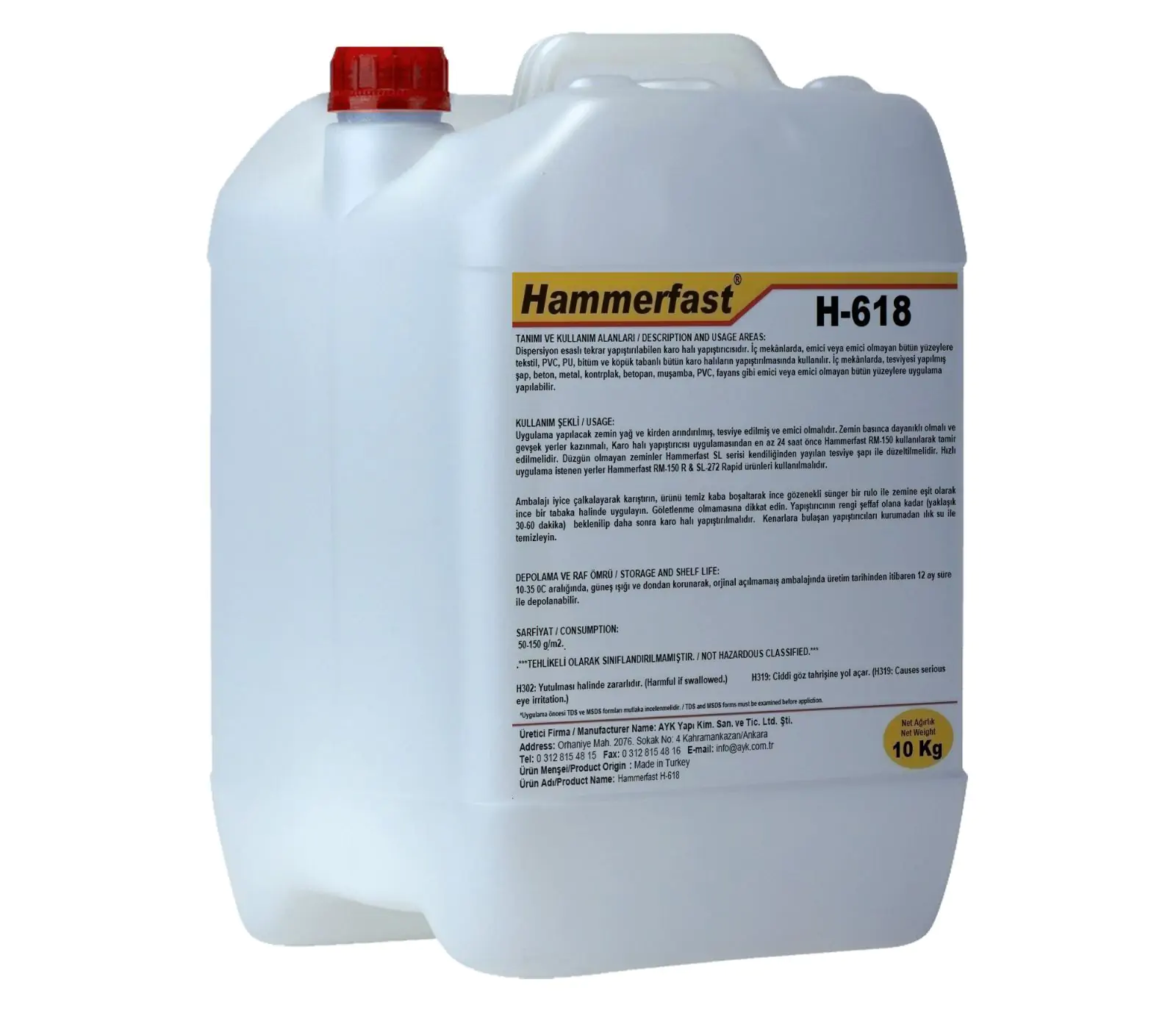 HAMMERFAST H618 KARO HALI YAPIŞTIRICI