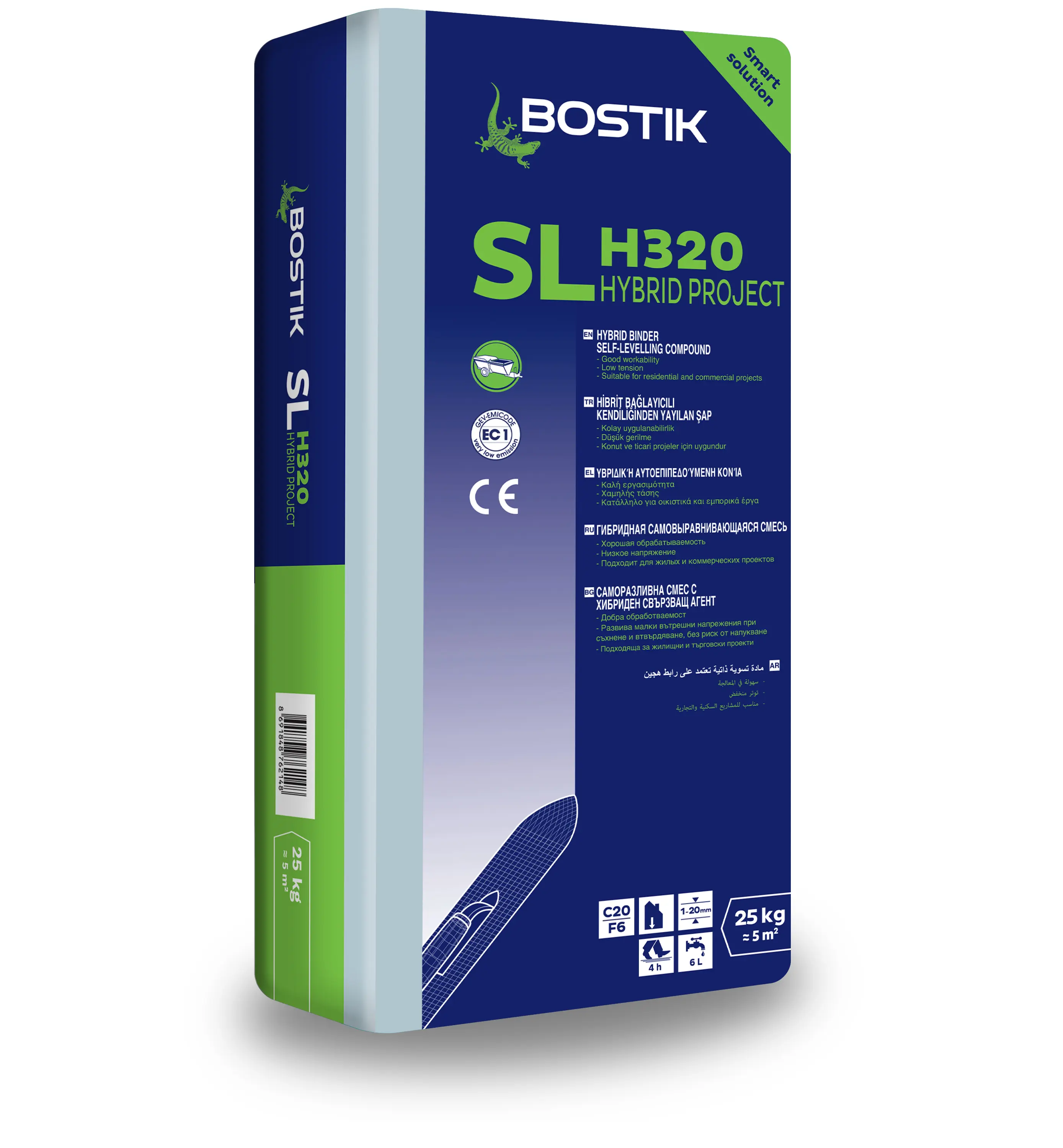 BOSTİK SL H320 HYBRID TESVİYE ŞAPI