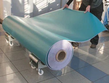 PVC RULO TEKERLEKLİ MİNİ  AÇMA ARABASI 93760